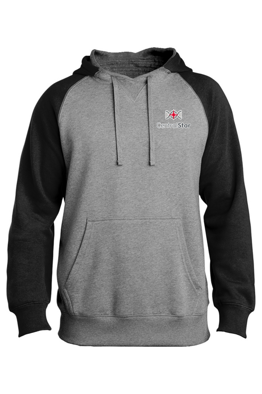 Sport-Tek Raglan Colorblock Pullover Hooded Sweatshirt