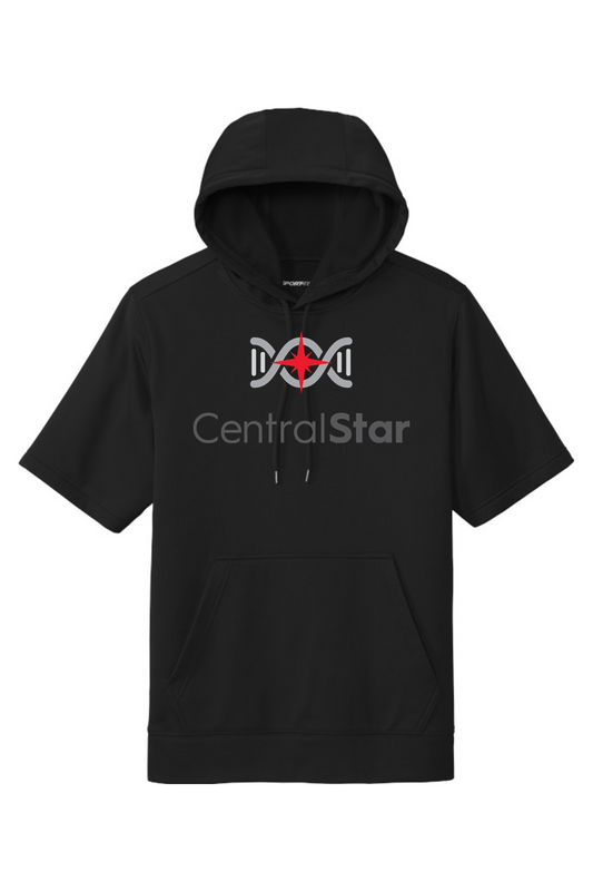 Sport-Tek Sport-Wick Fleece Short Sleeve Hooded Pullover