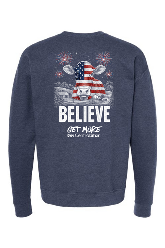 Tultex Fleece Crewneck Sweatshirt Specialty Print