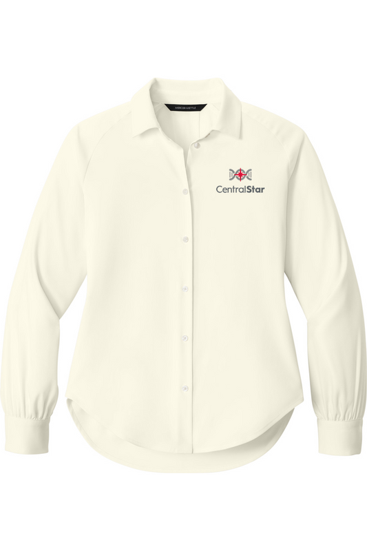 Mercer+Mettle Women's Long Sleeve Buttery Soft Blouse