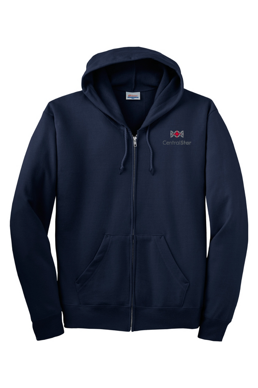 Hanes Ecosmart Full-Zip Hooded Sweatshirt