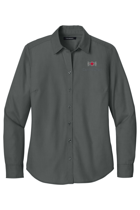 Port Authority Women's Long Sleeve Nailhead Easy Care Shirt