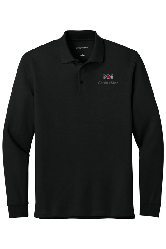 Port Authority Wearever Signature Pique Long Sleeve Polo