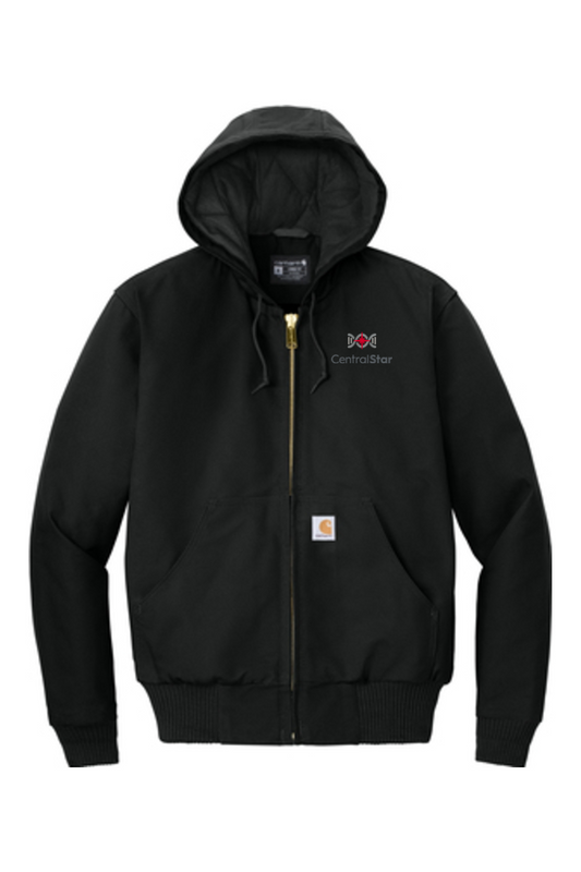 Carhartt Quilted-Flannel-Lined Duck Active Jacket