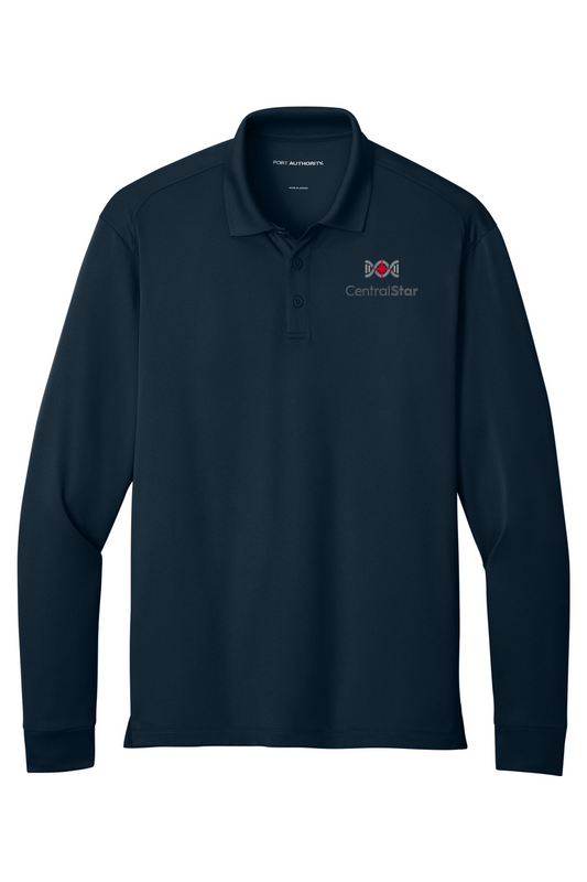 Port Authority Wearever Performance Pique Long Sleeve Polo